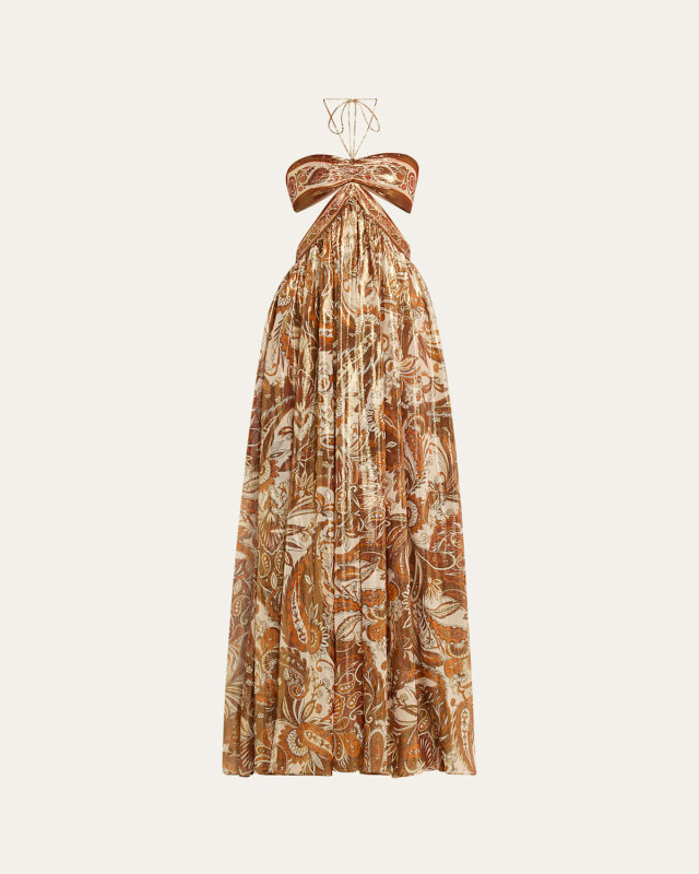 Kimmy Halter Cut-Out Gown